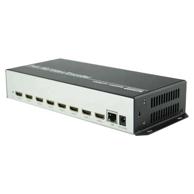 Unisheen SRT RTSP UDP RTMP H.265 H.264 8 в 1 HD MI видео кодировщик передатчик прямой трансляции кодировщик Wowza Facebook YouTube