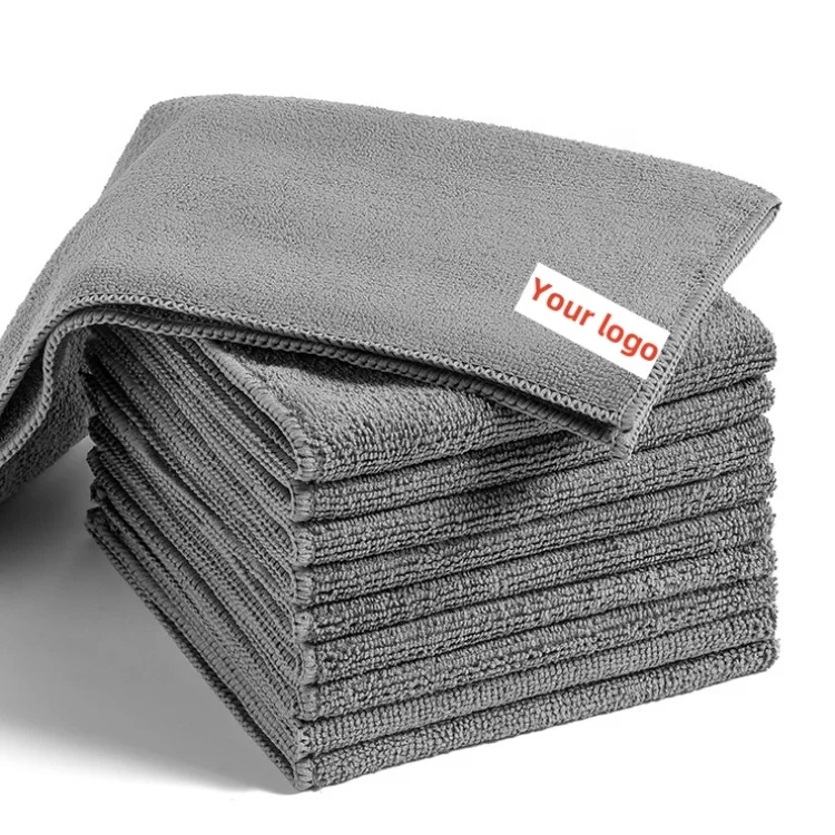 80% Polyester 20% Polyamide Microfiber Cleaning Cloth Warp Knitted Towel Car Microfiber Cloth Car Kitchen Towels