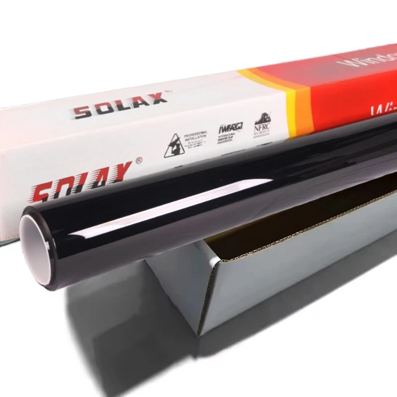 Sun Heat Control Nano Ceramic Car Window Tint Film Uv Protection Cheap 2 Ply Auto Tint Film 5% 30% 70% 80% Vlt