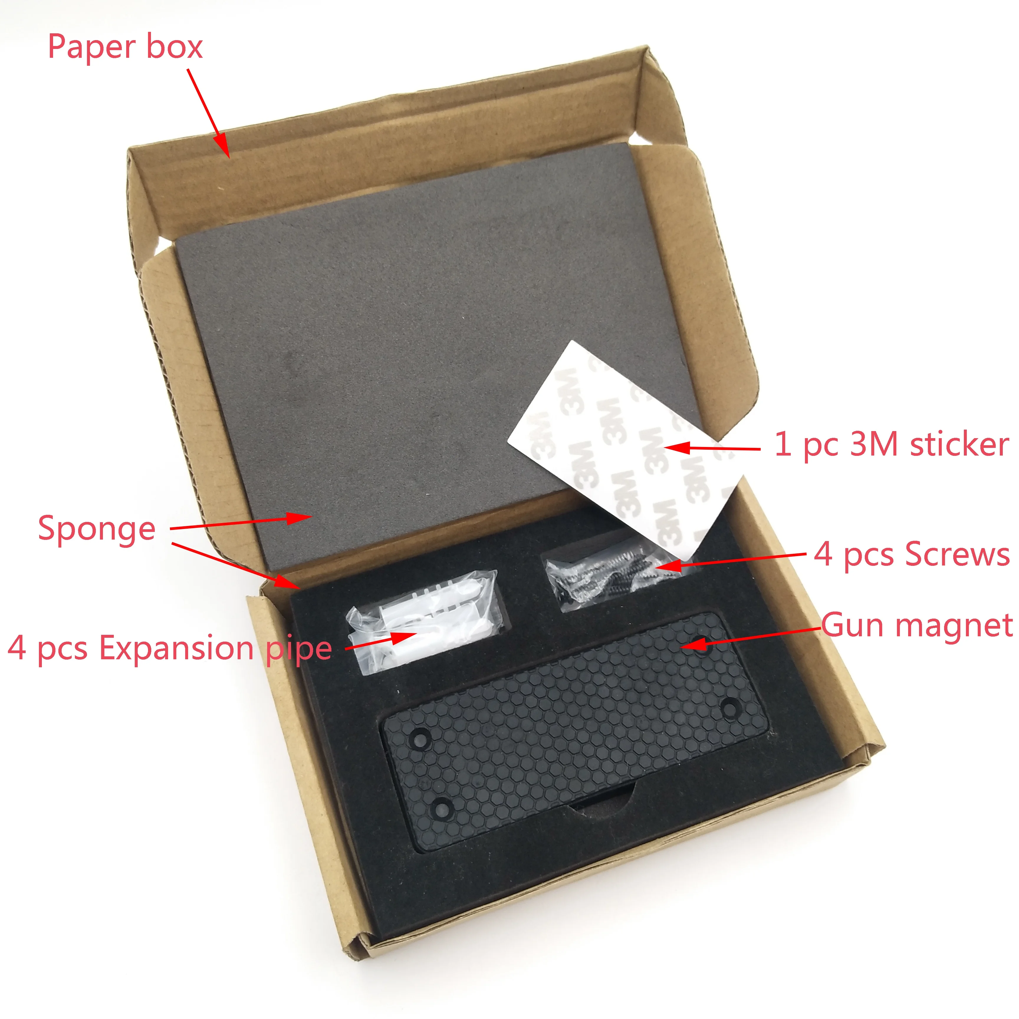 High quality rubber coated gun magnetic holder