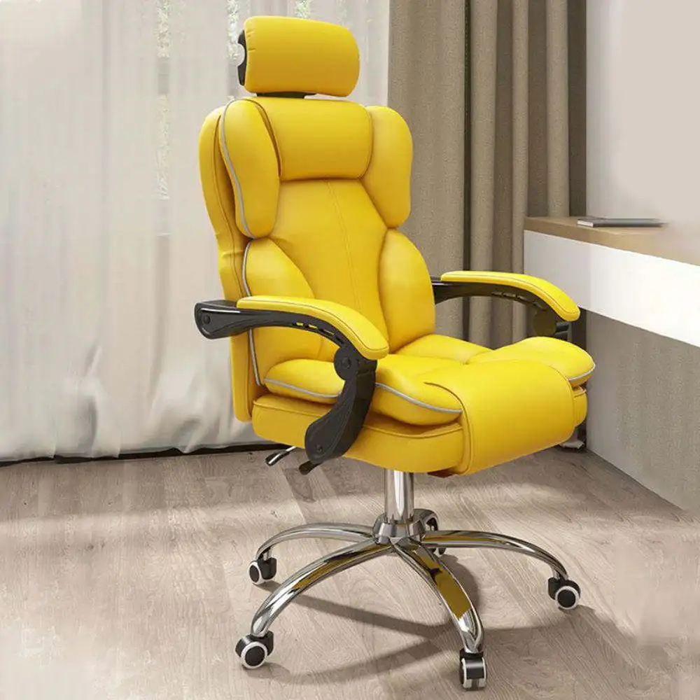 High Quality Comfortable Adjustable Swivel Lift Chairs Ergonomic Boss Leather Office Chairs