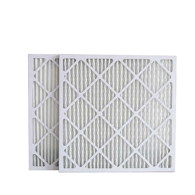 HVAC Panel paper frame Air Filter Central Air Conditioner Factory Floor Pre Air Purification Filters