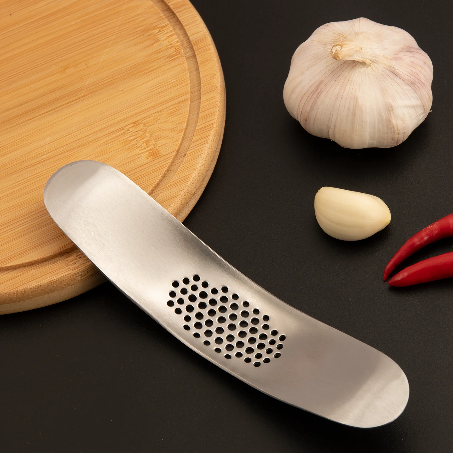 Best Selling Garlic Press Stainless Steel Mincer Crusher Garlic Peeler Machine