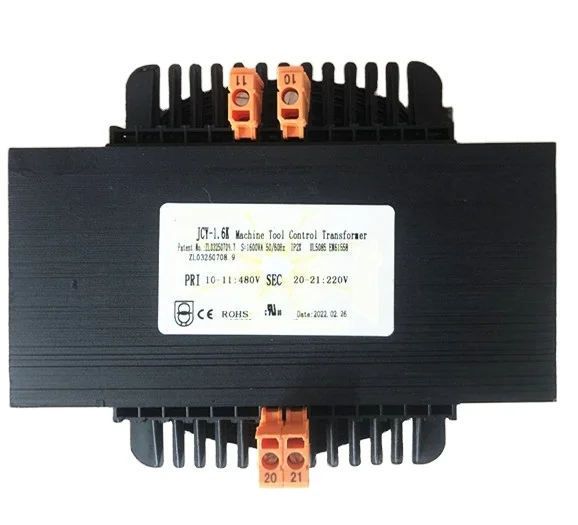 single-phase isolation control transformer JCY5-800VA machine tool control transformer Customizable 380v to 220v to 36 24v 110