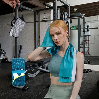 Custom Print Logo Microfiber cooling towels Gym Fitness Cooling Sport Towel Sweat Exercise Cooling Sports Towel