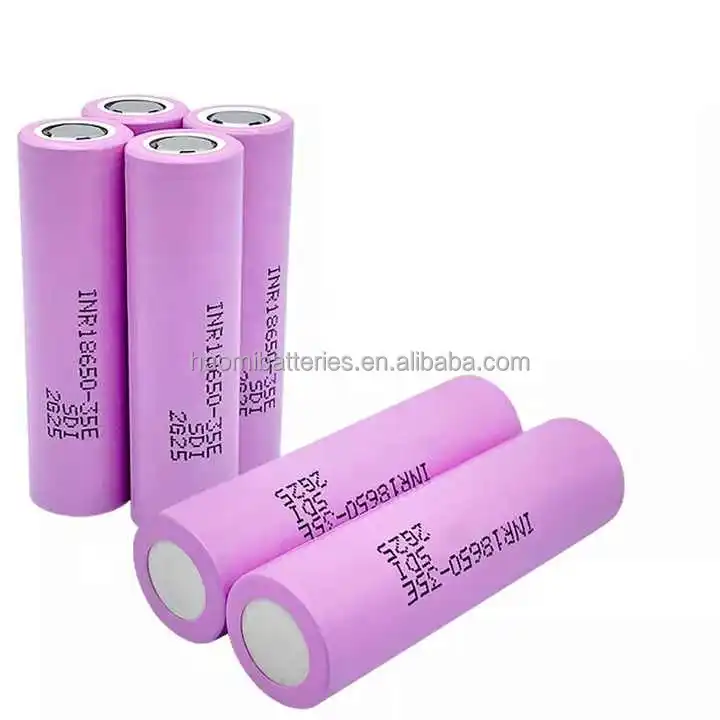 High Quality Samsung 35E 18650 Battery Cell 3500mAh 3.7V Rechargeable Li-ion Flat Top Battery For Samsung INR18650 35E