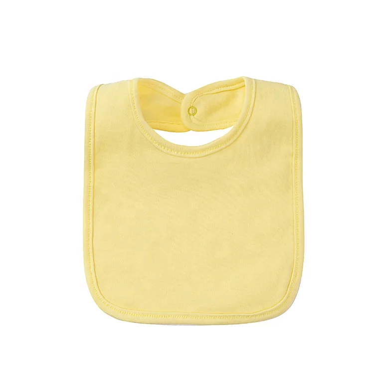 wholesale custom red color cotton bibs baby set bibs for eating drooling teething