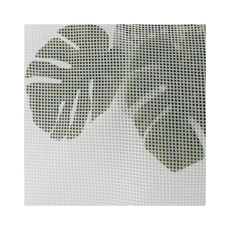Raw Material Polyester Knit Soft Tulle Mesh Net Small Hole Clothing Fabric Polyester Textile For Laundry Bag
