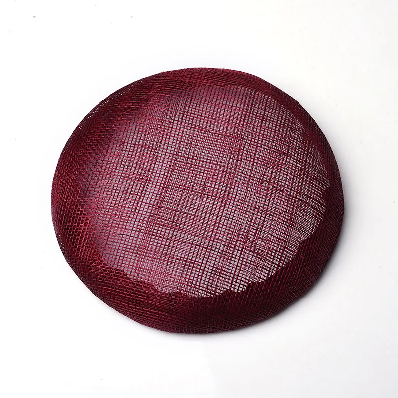 philippine customized sinamay abaca hat base multiple color cheap fashion  grass mini top hat