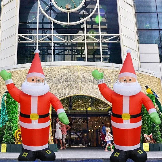 240CM 8Ft Garden Decors Holiday Supplies Santa Claus Christmas Outdoor Decorations Inflatable