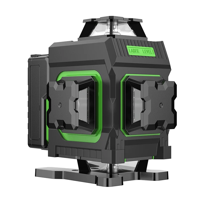 16 Lines 4D Rotary Nivel Laser 360 Green Beam Self-leveling Laser Levels With Lithium Battery