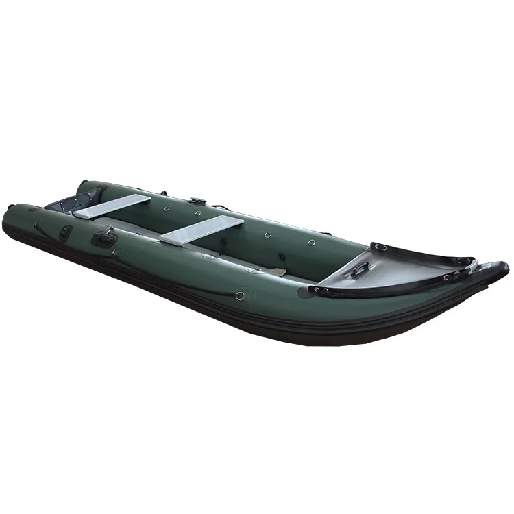 New produce  inflatable canoe/kayak, 3-4 Person  ocean or lake use Inflatable fishing kayak