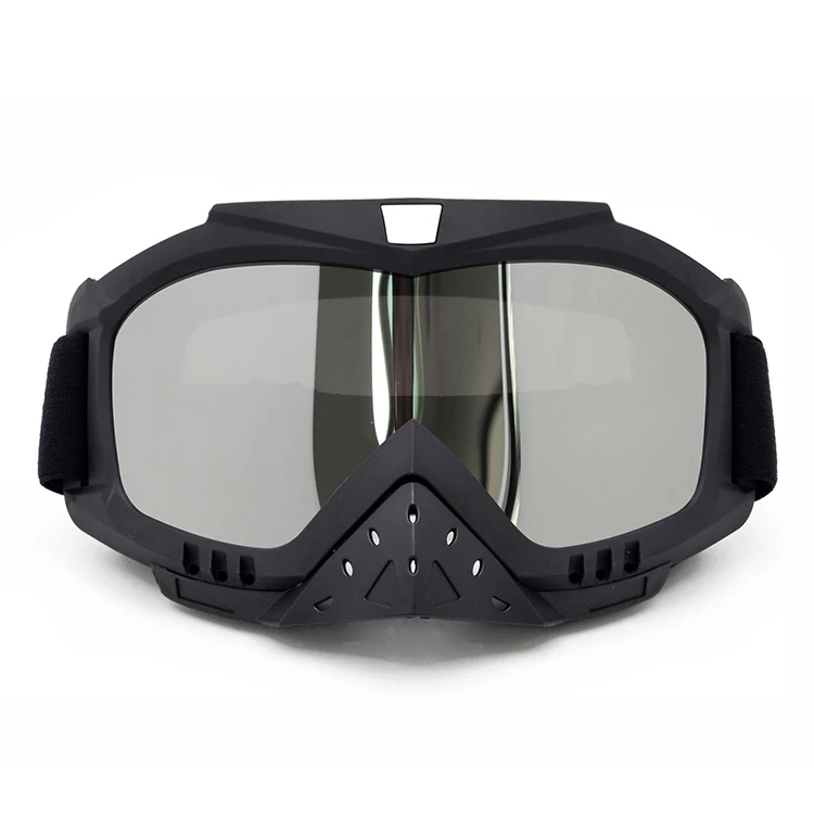In Stock Wholesale motorcycle glasses off road dirt bike motocross mx goggles with nose guard