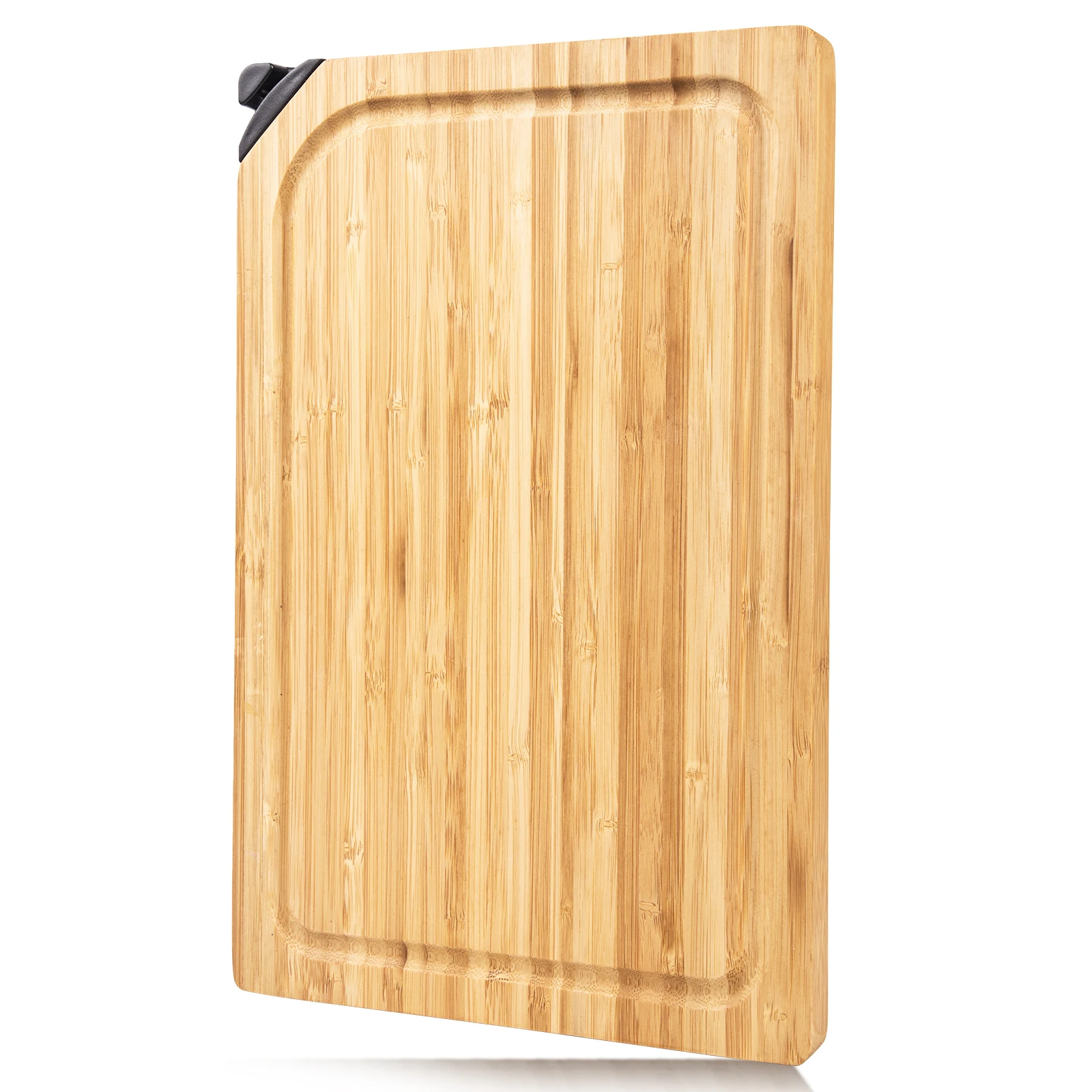 Wooden Chopping Board With Tongue Built-In Knife Sharpener Bamboo Charcuterie Board Makes