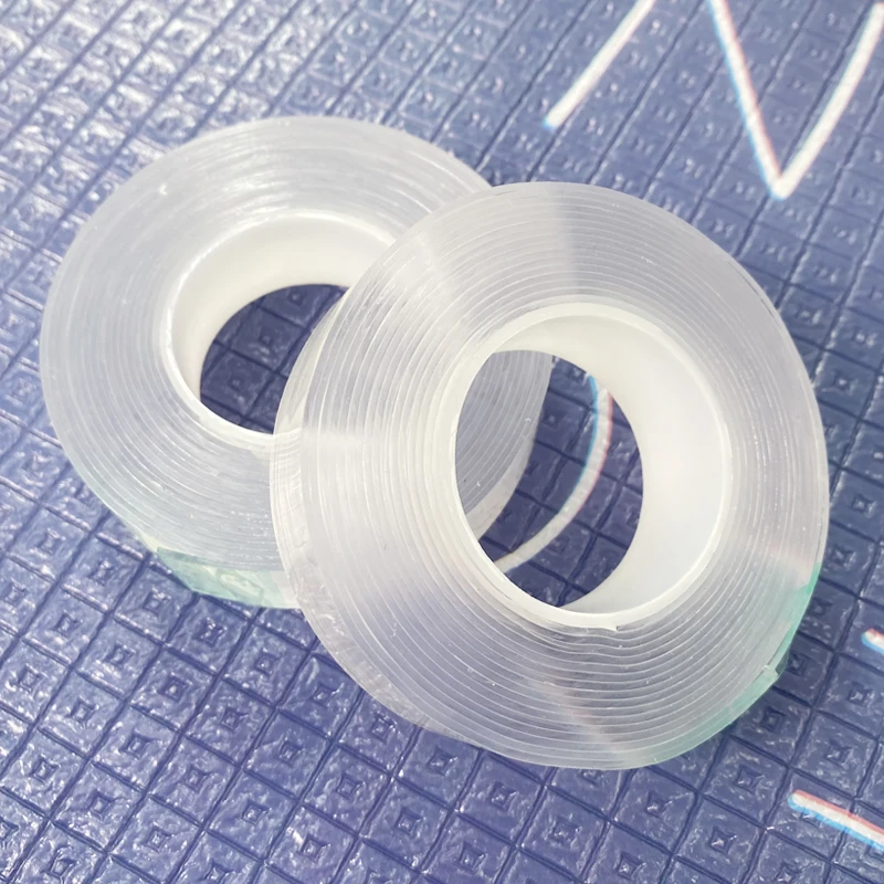 Double Sided Tape - Nano Tape 3 m, 3 cm - Removable Reusable Adhesive Tape, Transparent Tape