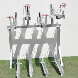 Customized Double Decker Two Tier Galvanized Cycle Parking Multiple Bikes Stand Rack Bike Rack/Bicycle Frame