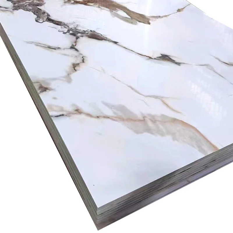 Hot design UV Marble Sheet  Marble UV Board For Wall Decoration pvc panels for wall cladding