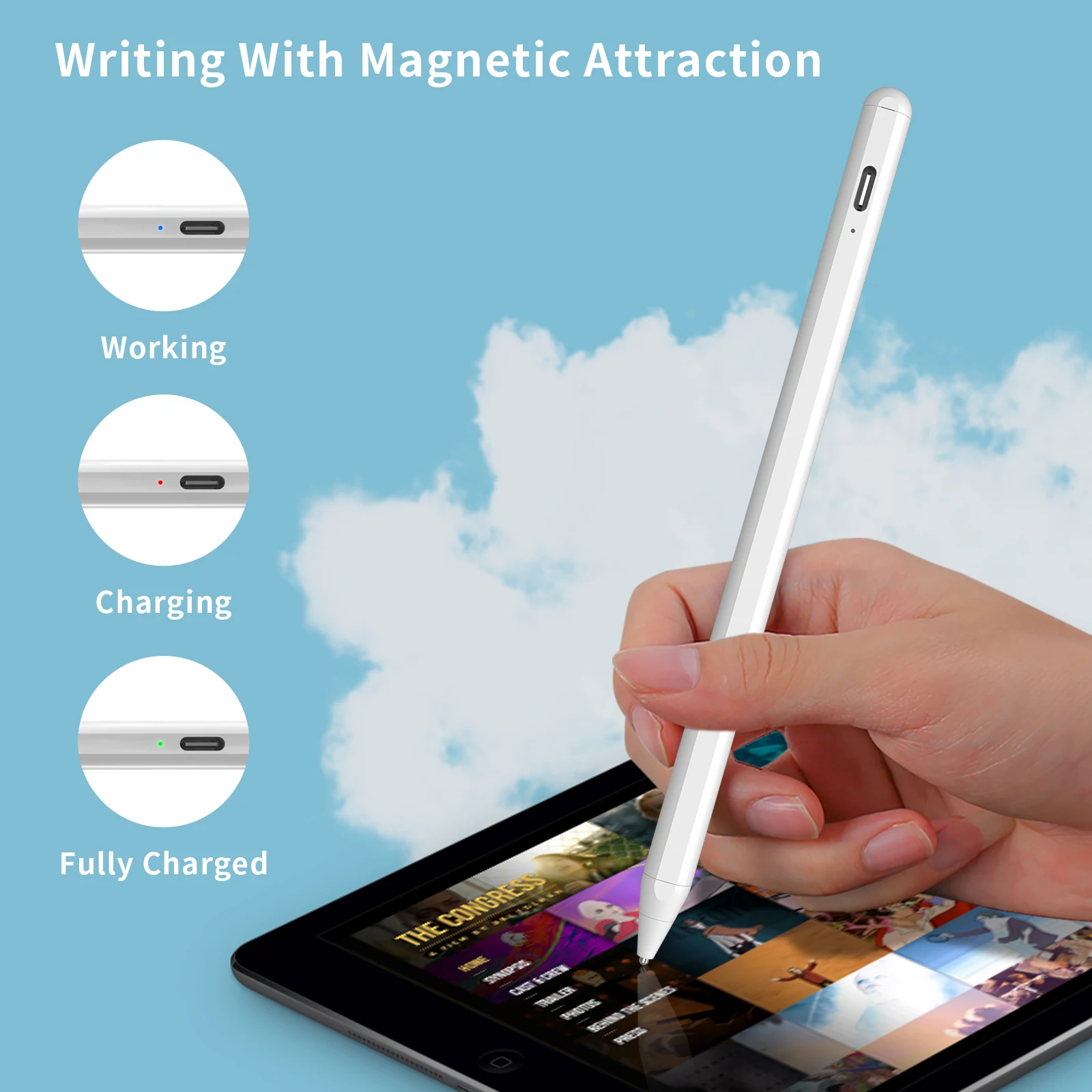 Best selling Factory stylus pencils  capacitive touch active stylus for touch pen