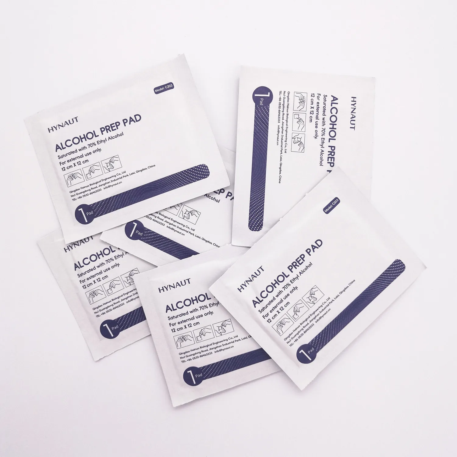 Alcohol Prep 2-Ply Large 50 Count