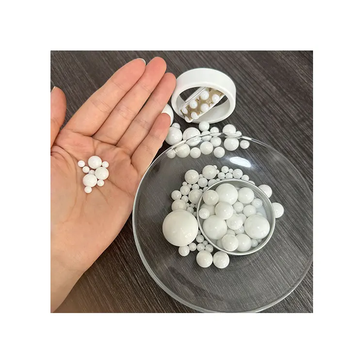 High Alumina  Hot sales 3mm 10mm 25mm 25.4mm 90% zro2 ceramic ball Zirconia Ceramic Balls