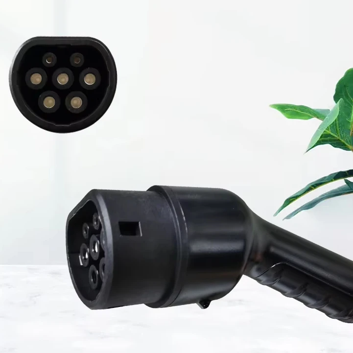 AC Type2 Five levels of current adjustable charger wallbox 32A 7KW swipe card start car charging pile ZR-EUO06