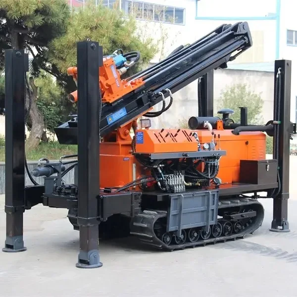 FY300A Hydraulic top drive 280m drill for deep water well track factory export
