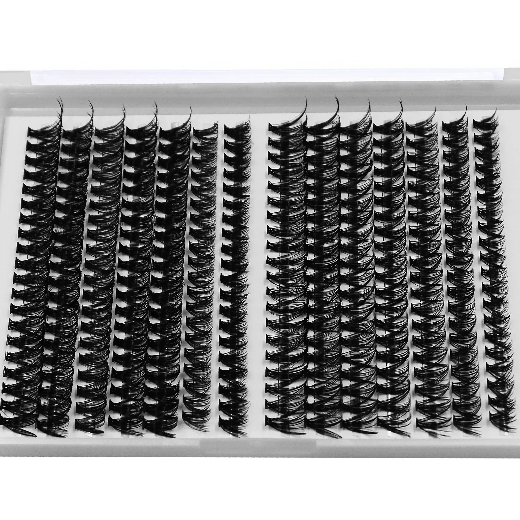 30D/40D Individual Lashes 280pcs DIY Lash Extension 9-15mm Mix Length, Wispy Cluster Reusable False Cluster Lashes