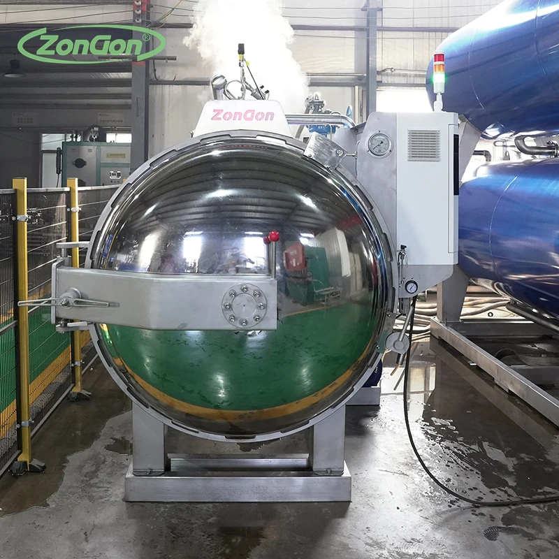 full automatic pouch packaging milk and canned food steam autoclave  retort sterilizer machine