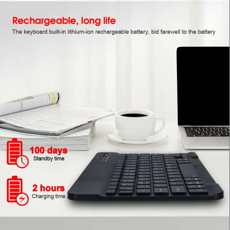 SAMA Cheap Tablet Keyboard Bt Rechargeable Laser Print Keyboard Wireless Portable Keyboard