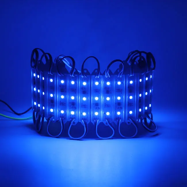 Быстрая доставка smd 5050 rgb пиксель 3 чипа водонепроницаемый 12 в наружный рекламный супер яркий RGB Светодиодный модуль