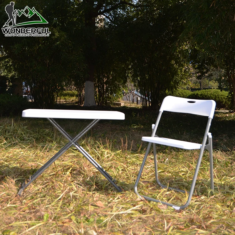 Wholesale high quality low price white picnic outdoor plastic leisure portable ever advanced folding camping table design