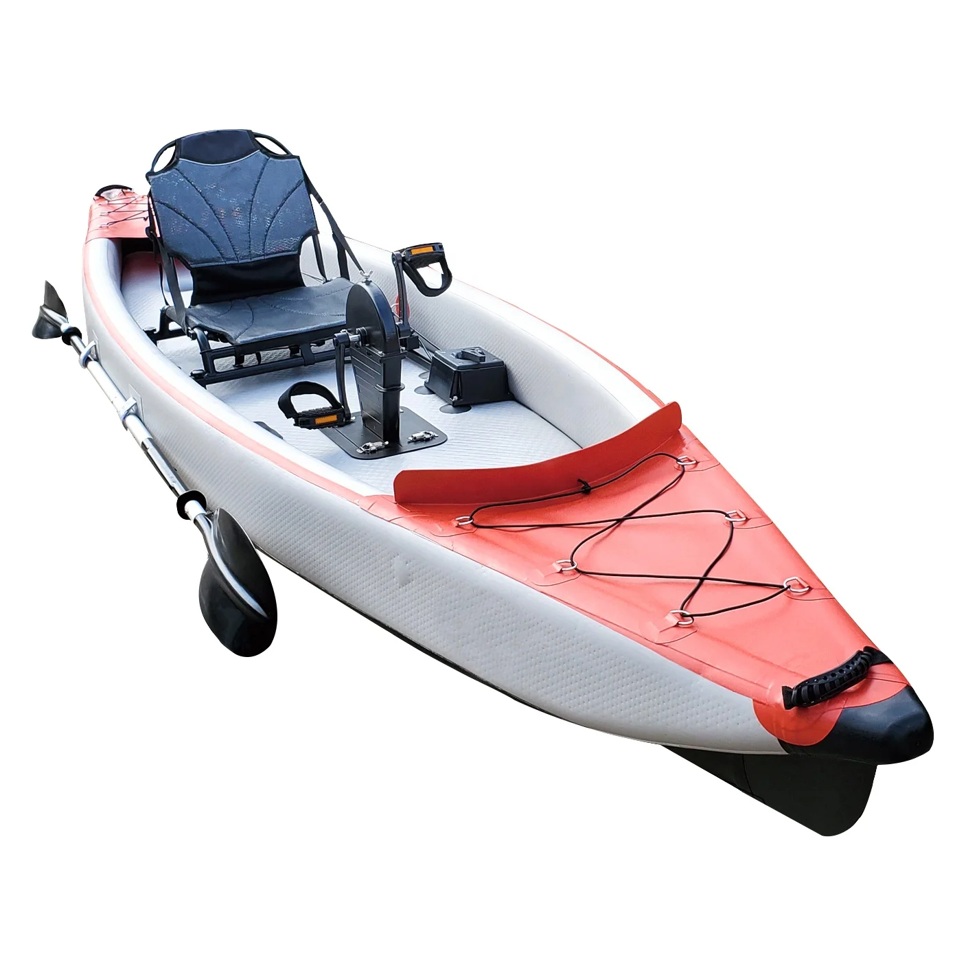 factory custom canoes plastic kayak made in China for both fishing and recreation