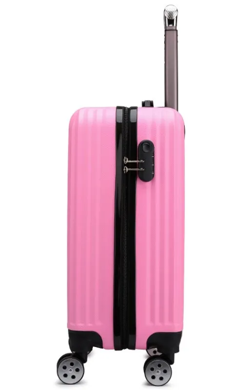 Hot sale ABS PC Rolling roller Trolley Suitcase abs cabin carry-on hard  case bag travel travelling suitcase luggage