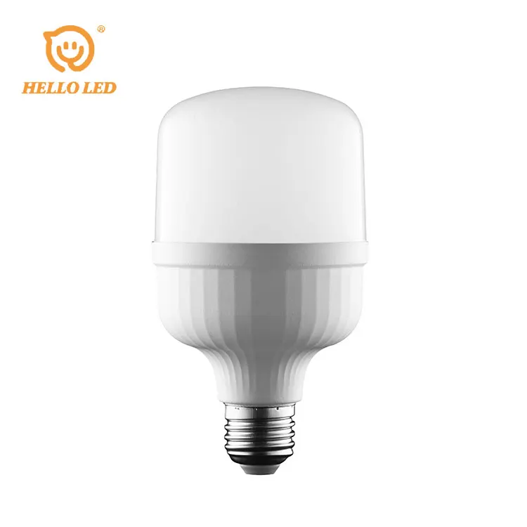 
High power light family Power 10W to 70W T shape Plastic LED Bulb 10w 
