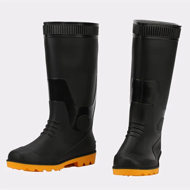 waterproof hot explosive Global PVC GumBoots Anti Slip pvc rain boot gum boots factory for men adults