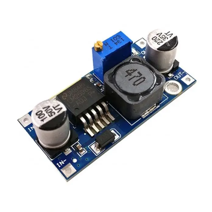 LM2596S DC-DC buck power module 3A Adjustable buck module Voltage regulator 24V to 12V 5V 3V LM2596