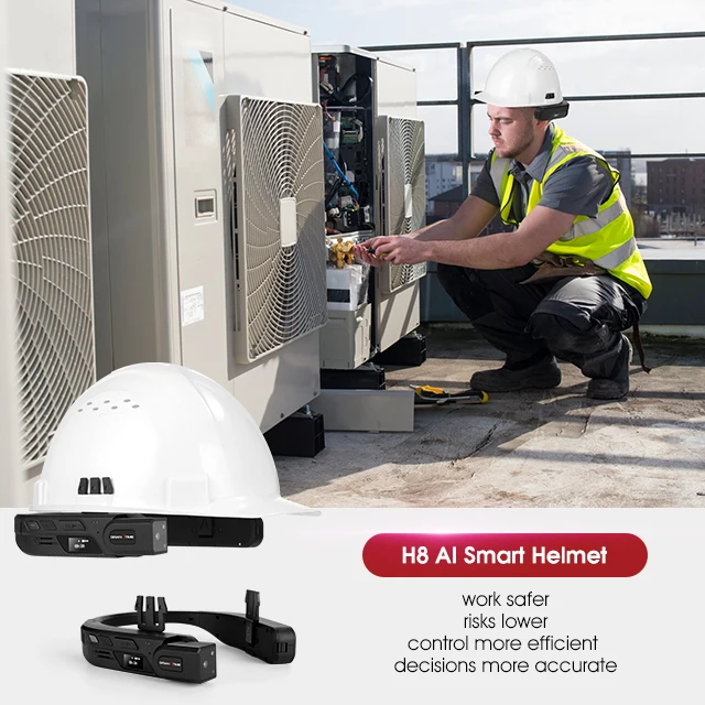 2024 High-end head Worn camera world leading smart safety helmet live stream video remote monitor wifi 4G Lte helmet camera