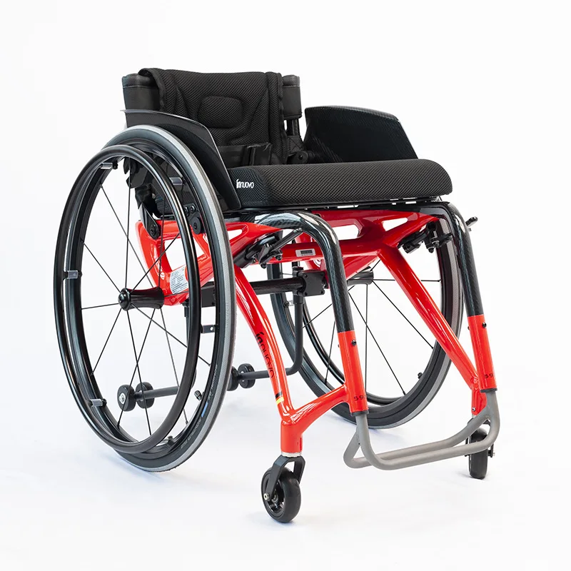 Handicapped lightweight magnesium alloy with carbon fiber active wheelchair with CE ISO for disabled