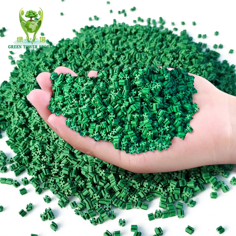 Professional Auxiliary Material Rubber Granules 5-6 years Football Court Infill Granules Colorful Artificial Turf Infills