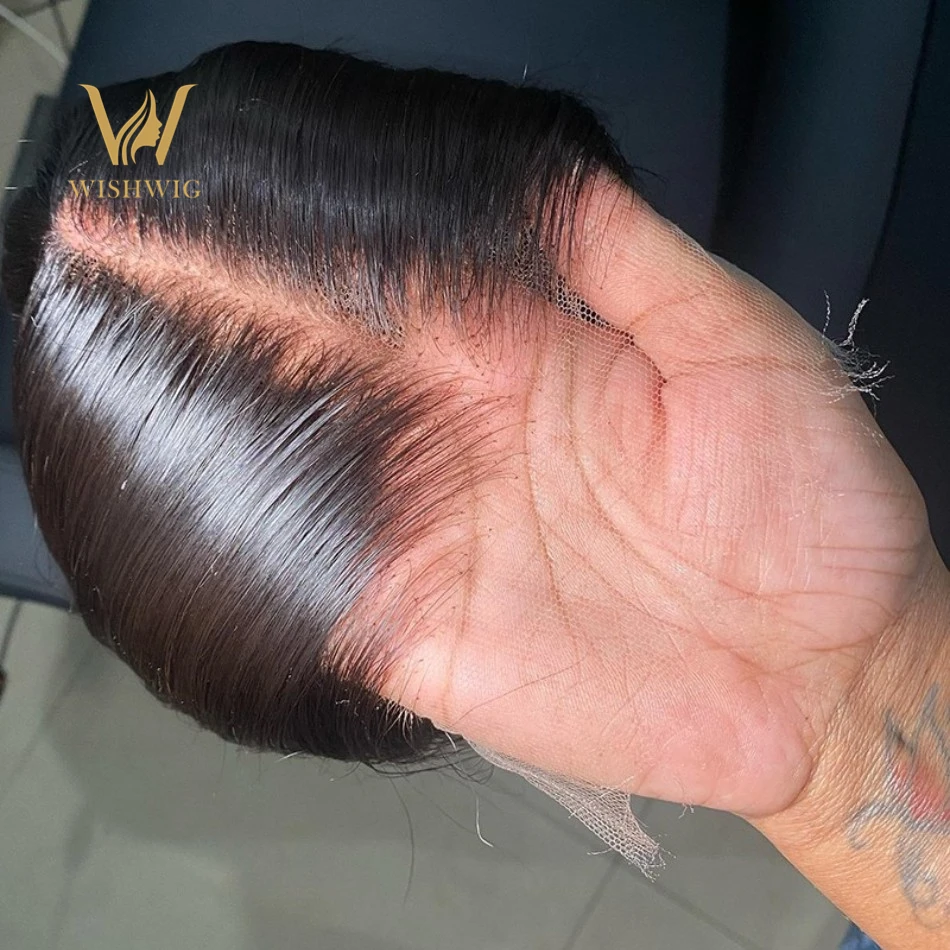 Straight 4X4 5X5 6X6 13X4 13X6 360 Peruvian Silk Base Remy Cuticle Aligned Transparent Hd Human Hair Lace Closures And Frontals