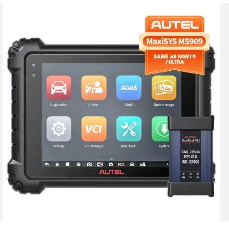2024 Original Autel Maxisys MS909 Full System Diagnostic Tablet With MaxiFlash VCI ECU Programming Automotive Scanner