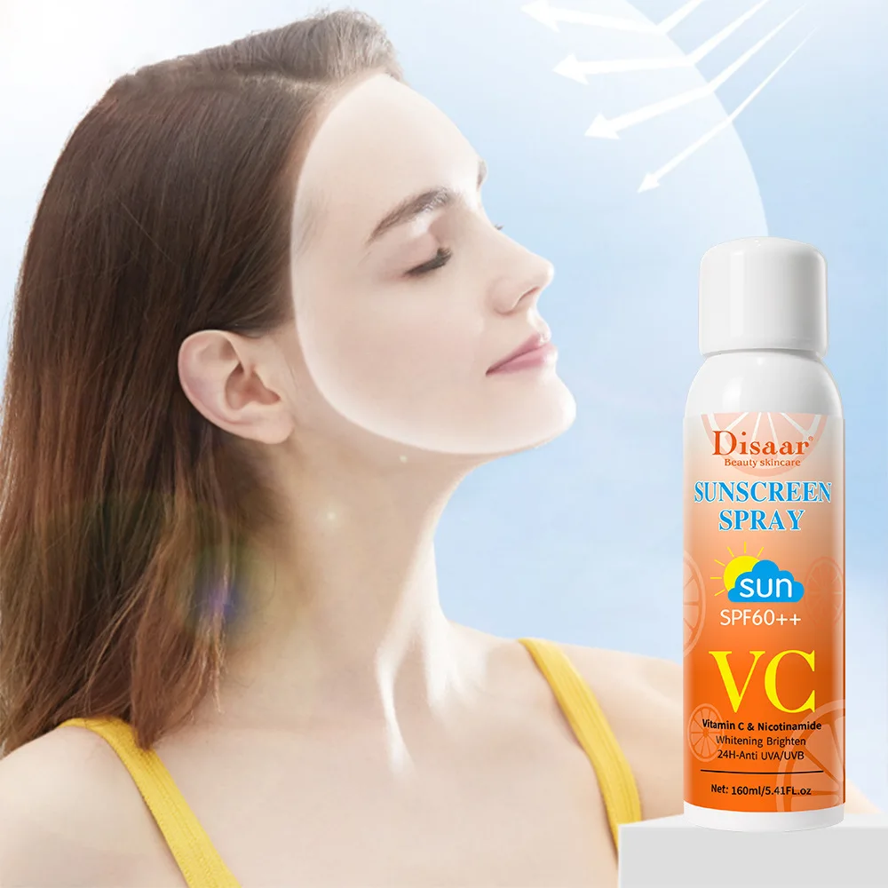 VC Niacinamide Summer Sunscreen Spray Beach Sunscreen Portable Hands, Feet and Body Sunscreen Spray