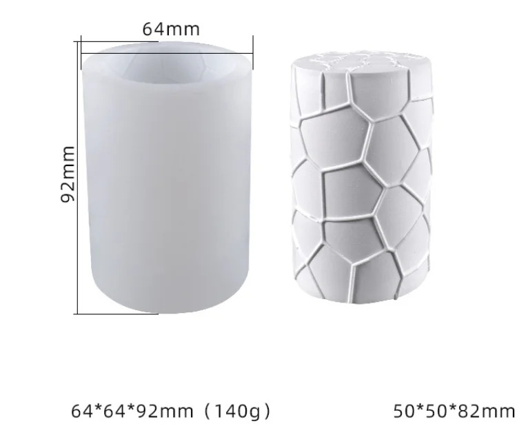 NEW DIY handmade geometric shape resin mold magic cube ball cylindrical silicone candle mold