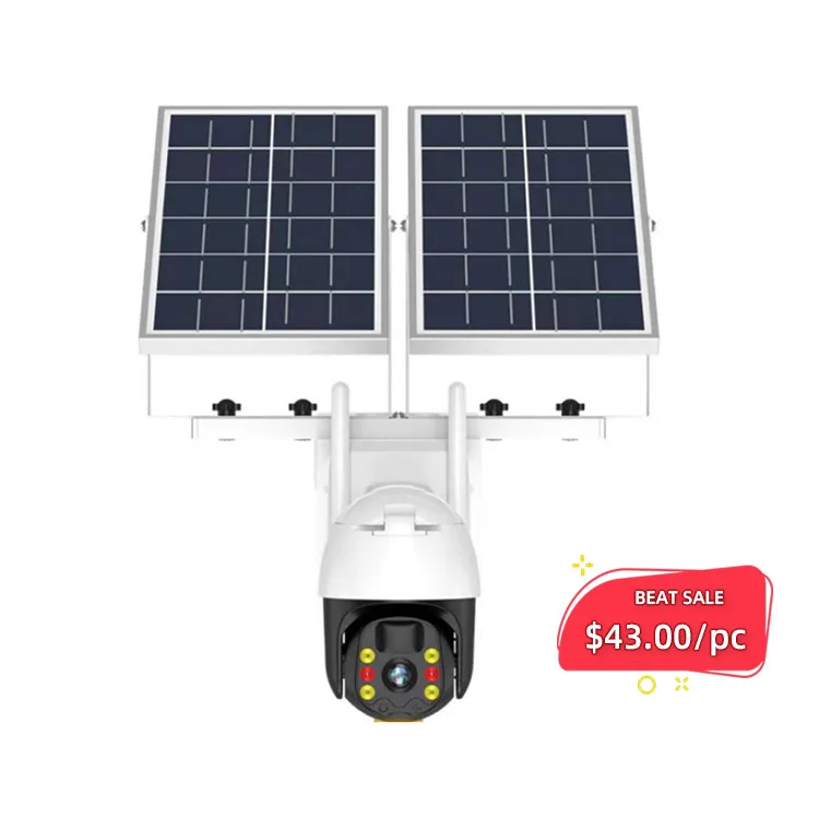 4G SIM Card 1080P Camera WIFI Solar Panel Battery Powered Smart Security Monitor Two-way Intrusion Alarm Outdoor CCTV CAM