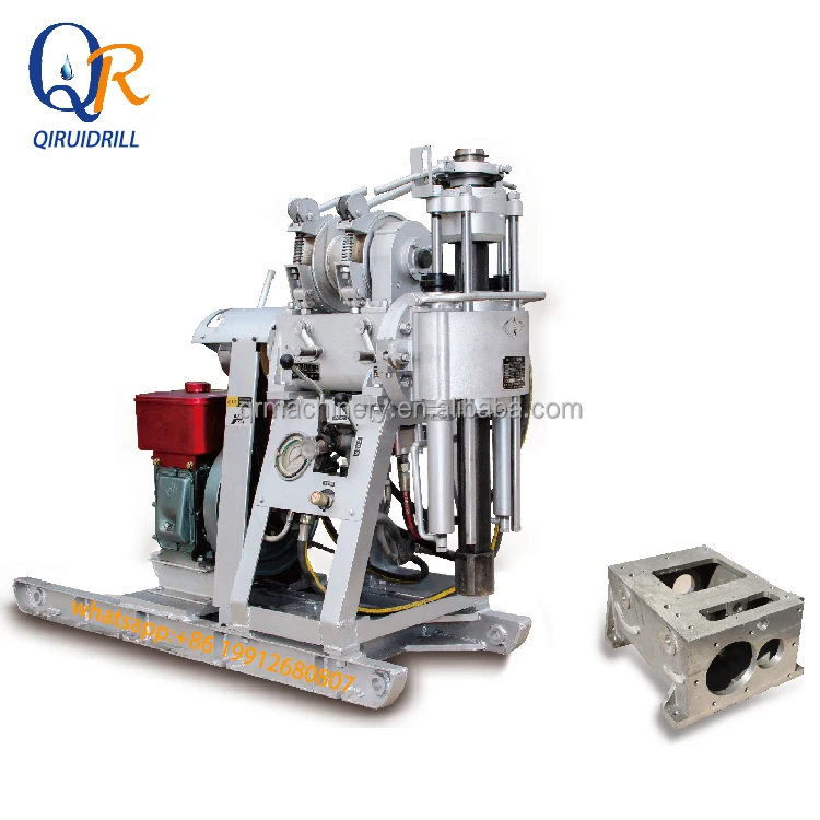 Diesel Hydraulic Core Drilling Rig Diesel Drilling Equipment Drilling Rig 50m depth