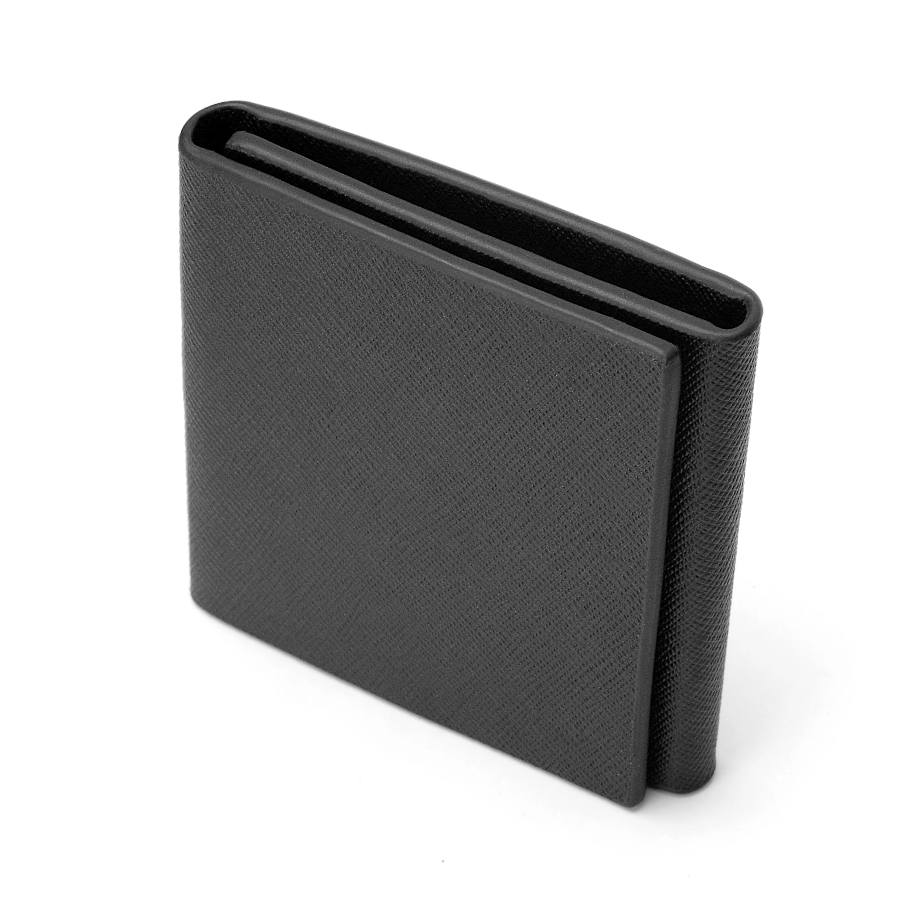 Triple Fold Photo Album Matte Cross Grain Leather Storage Wallet Can Hold Cards And Photos For Anniversary Gift