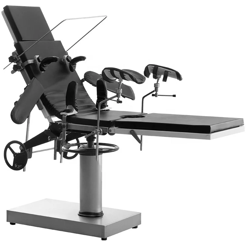 MEDIGE Multi Purpose Steel Manual Orthopedic Operation Bed Surgical Operating Theater Table Operation Table