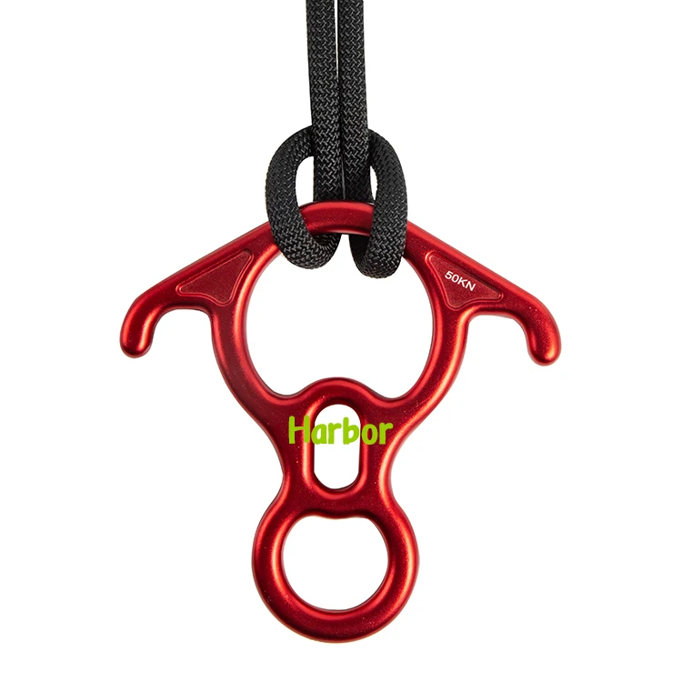 Professional Customized Rock Climbing Rescue Descending Ring Buckle Aerial Work Descent Climbing Descender