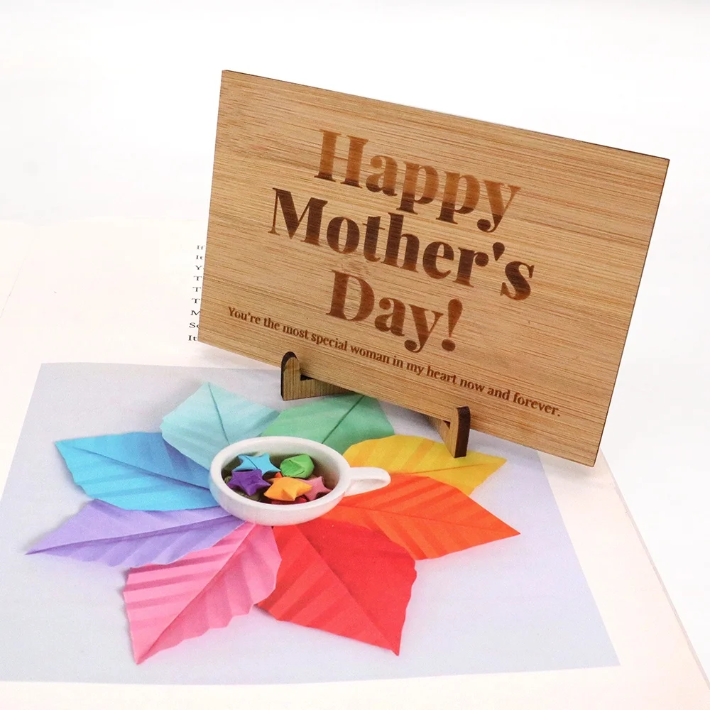 Открытка на день матери, поздравительная открытка для матери на день рождения