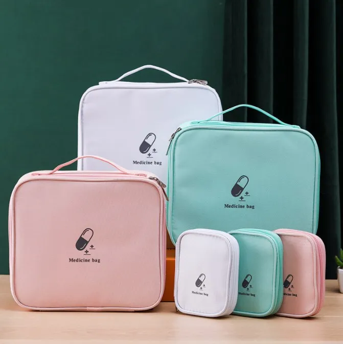 factory new design stock 2 size 3 color  sales oxford four color storage organizer travel home  medical bag first aid kit